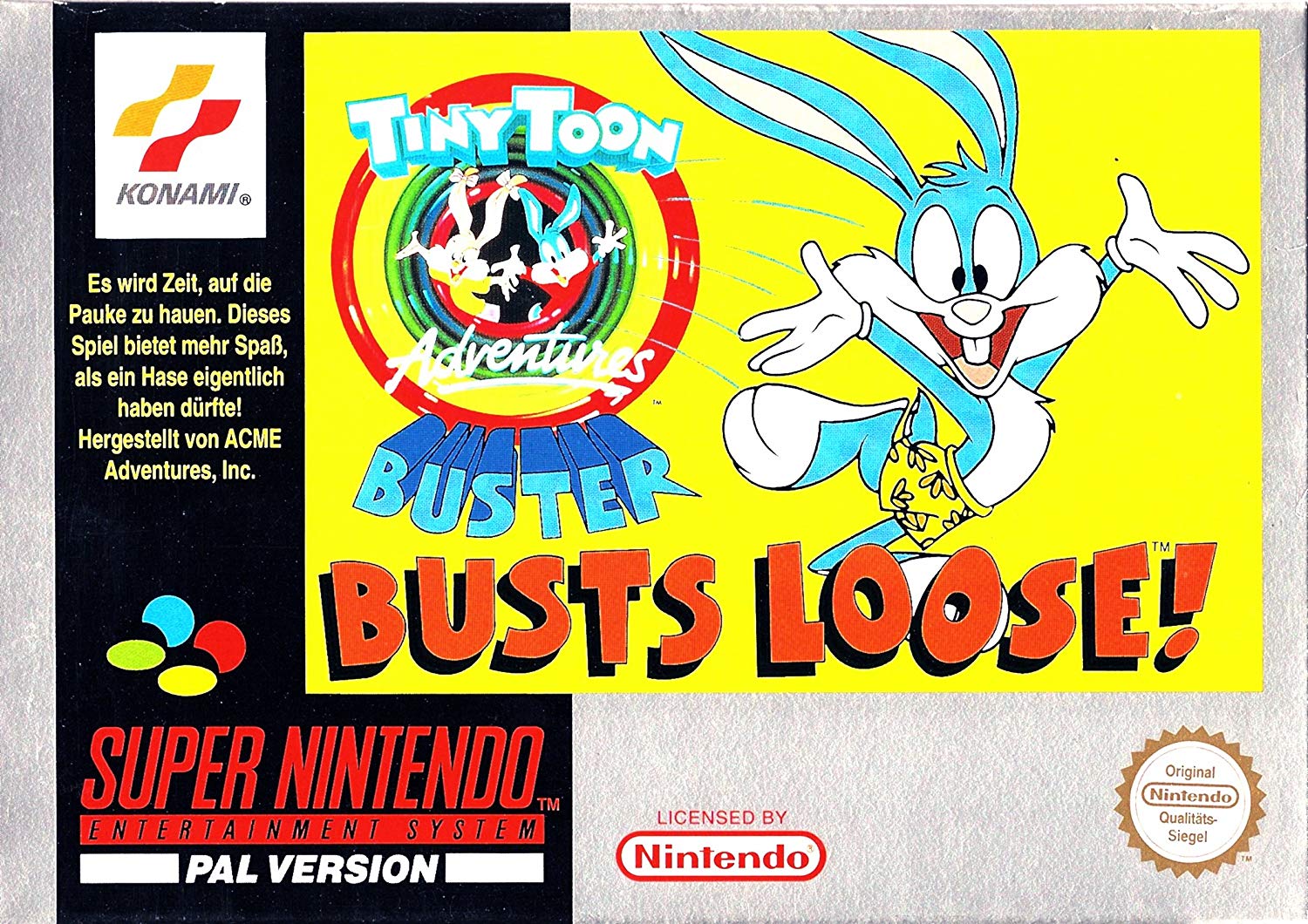 Tiny Toon Adventures Buster Busts Loose Super Nintendo Us Snes Vgdb