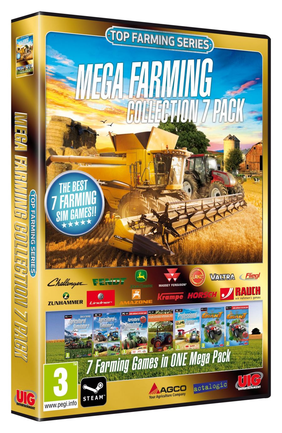 Mega Farming Collection PC - Lot De 7 Jeux De Simulation Agricole - Neufs