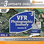 Playsims Publishing VFR Photographic Scenery Generation X Update Disc 2 - Central England and Mid Wales