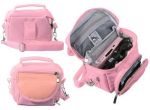 FoneM8® - Pink Travel Bag Carry Case For Nintendo 3DS, 3DS XL also Fits all other versions Of DS, DS Lite, DSi, DSi XL, 3DS, 3DS XL, New 2DS XL