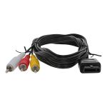 ZedLabz 1.8m PAL colour sync premium composite RCA AV TV display cable lead wire cable for Nintendo GameCube (GC), N64 and Super Nintendo (Snes) 6FT