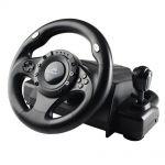 Racing wheel with pedals PS2 PS3 PC USB Vibration gas brake pedals feedback