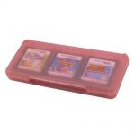 Assecure pink 6 game card holder for Nintendo 3DS, DS, DS lite, DSi & DSi XL storage box 6 in 1