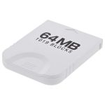 Assecure value 64MB memory card for Nintendo Wii & GameCube NGC GC console 1019 block white - LIFETIME warranty