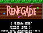 Renegade for Master System