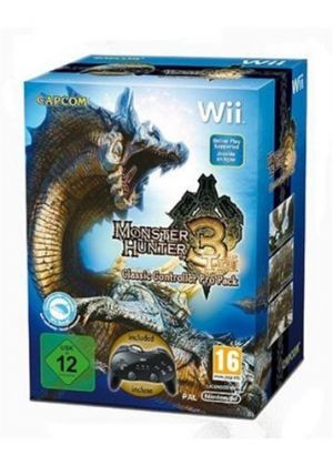 Monster Hunter Tri + Classic Controller for Wii