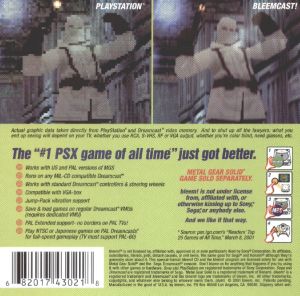 Bleemcast! for Metal Gear Solid for Dreamcast