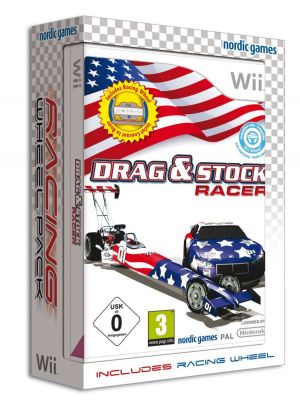 Drag and Stock Racer Bundle with Racing Wheel (Wii) [Nintendo Wii] for Wii