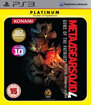 Metal Gear Solid 4 - Guns Of The Patriots Platinum [PlayStation 3] for PlayStation 3