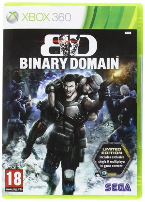 Binary Domain Limited Edition Game XBOX 360 for Xbox 360