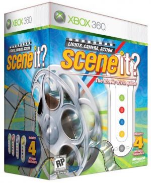 Scene It Lights Camera Action & 4 buzzer for Xbox 360