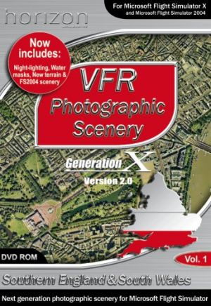 VFR Photo Scenery 1 : V2 (SE & S Wales) for Windows PC