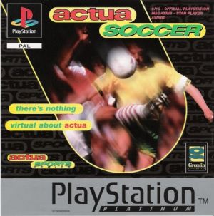 Actua Soccer [Platinum] for PlayStation