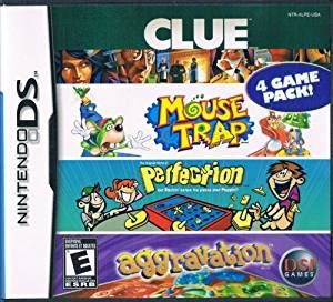 Clue / Mouse Trap / Perfection / Aggravation for Nintendo DS
