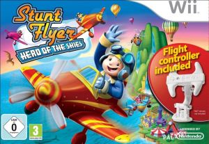 Stunt Flyer Hero Of The Sky +Flightstick for Wii