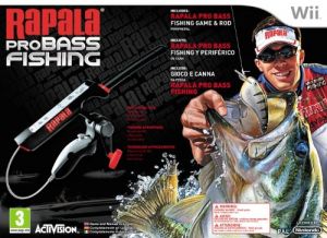 Rapala Pro Bass Fishing + Rod for Wii