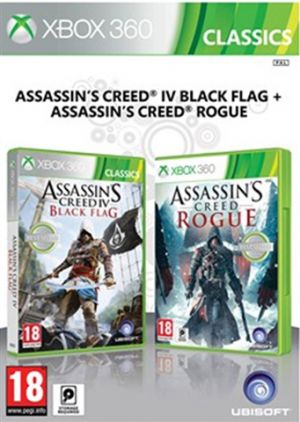 Assassin's creed IV Black Flag & Assassin's Creed Rogue (3 Disc) for Xbox 360