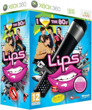 Lips: I Love the 80's - Game and Wireless Microphone for Xbox 360