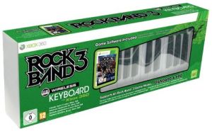 Rock Band 3 Wireless Pro Keyboard with Rock Band 3 Software Bundle for Xbox 360
