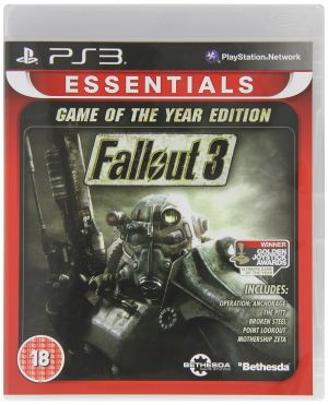 Fallout 3 Game Of The Year Edition (GOTY) Game (Essentials) PS3 for PlayStation 3