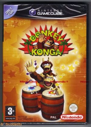 Donkey Konga (no Bongos) for GameCube
