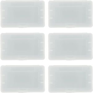 6 x ZedLabz clear single game storage case for Nintendo Game boy Advance GBA SP for Game Boy Advance