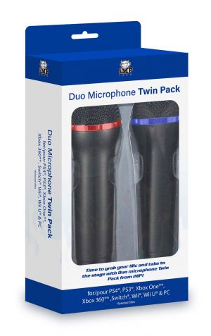 Universal Duets Twin USB Microphone Pack (PS4/Xbox One/Xbox 360/PS3/PC DVD) for NFC Figures