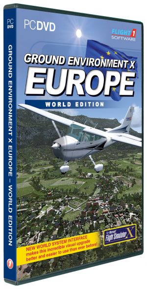 Ground Environment X Europe World Edition for FSX (PC CD) for Windows PC