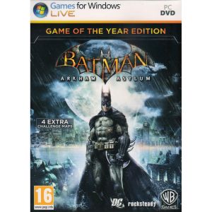 Batman : Arkham Asylum- Game of the year (PC DVD) for Windows PC