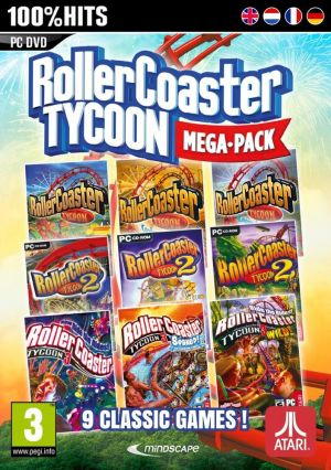 RollerCoaster Tycoon 9 Mega Pack (PC DVD) for Windows PC