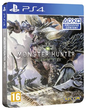 Monster Hunter World Steel Book Edition (Exclusive to Amazon.co.uk) for PlayStation 4