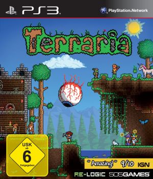505 Games Terraria, PS3 - video games (PS3, PlayStation 3, Platform, Engine Software, T (Teen), Online, DEU) for PlayStation 3