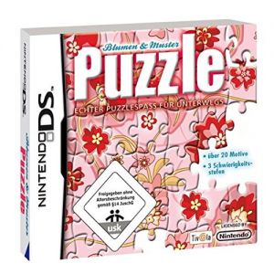 Jigsaw Puzzle – Flower and Pattern [Nintendo DS] for Nintendo DS
