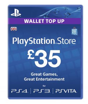 Sony PlayStation Network Card - £35 (PlayStation Vita/PS3) for 3DO