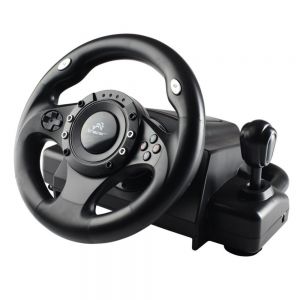 Racing wheel with pedals PS2 PS3 PC USB Vibration gas brake pedals feedback for Windows PC