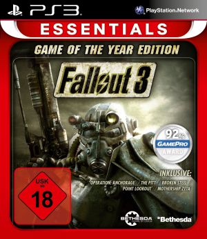 Fallout 3 Game of the Year Edition Essentials (USK ab 18 Jahre) PS3 for PlayStation 3
