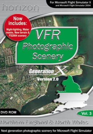 VFR Photo Scenery 3 : Version 2 (N Eng and N Wales) (PC CD) for Windows PC