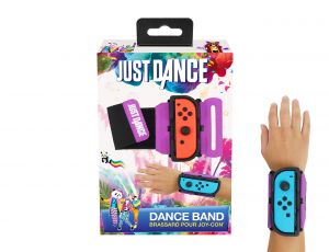 Just Dance 2019 - Dance Band - JoyCon Nintendo Switch controller cuff - Adjustable elastic strap with space for Joy-Cons left or right for Nintendo Switch