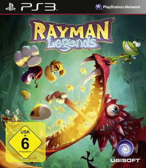PS3 game - Rayman Legends - German version - German screen text - Ubisoft - ages 6 and older for PlayStation 3