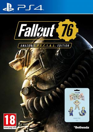 Fallout 76: S.*.*.C.*.*.L. Edition (Game + 3 Pin Badges) (Amazon EU Exclusive) (PS4) for PlayStation 4