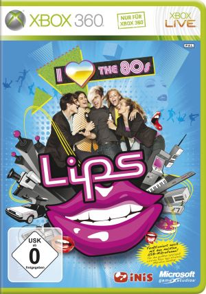 Lips I Love The 80s Solus Game XBOX 360 for Xbox 360