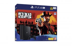 Sony PlayStation 4 Pro (1TB) Console with Red Dead Redemption 2 Bundle for PlayStation 4