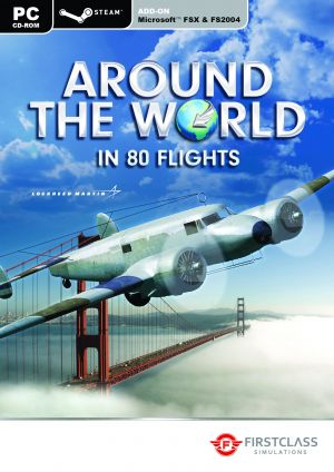 Around the World in 80 Flights - FSX & Steam (PC CD) for Windows PC