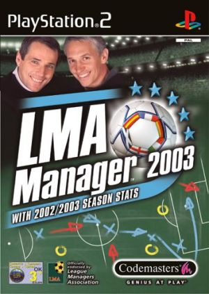 LMA Manager 2003 for PlayStation 2