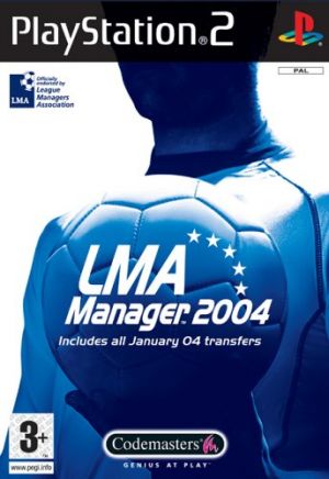 LMA Manager 2004 for PlayStation 2