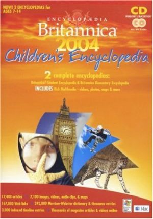 Britannica CD 2004 Childrens for Windows PC