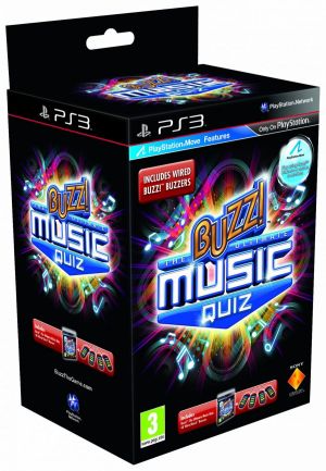 Buzz! The Ultimate Music Quiz with Buzzers for PlayStation 3