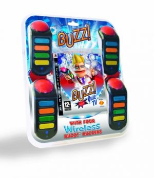 Buzz! Quiz TV (With Wireless Buzzers) for PlayStation 3