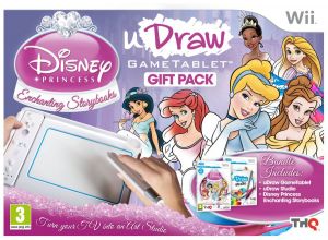 Disney Princess Enchanting Storybooks uDraw Game Tablet Gift Pack for Wii