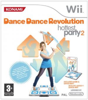 Dance Dance Rev..Hottest Party 2 + Mat for Wii